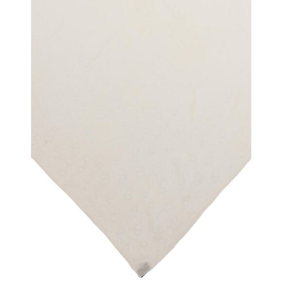 Christian Dior Silk Cream Colored Vintage Logo Scarf - Picture 5 of 5
